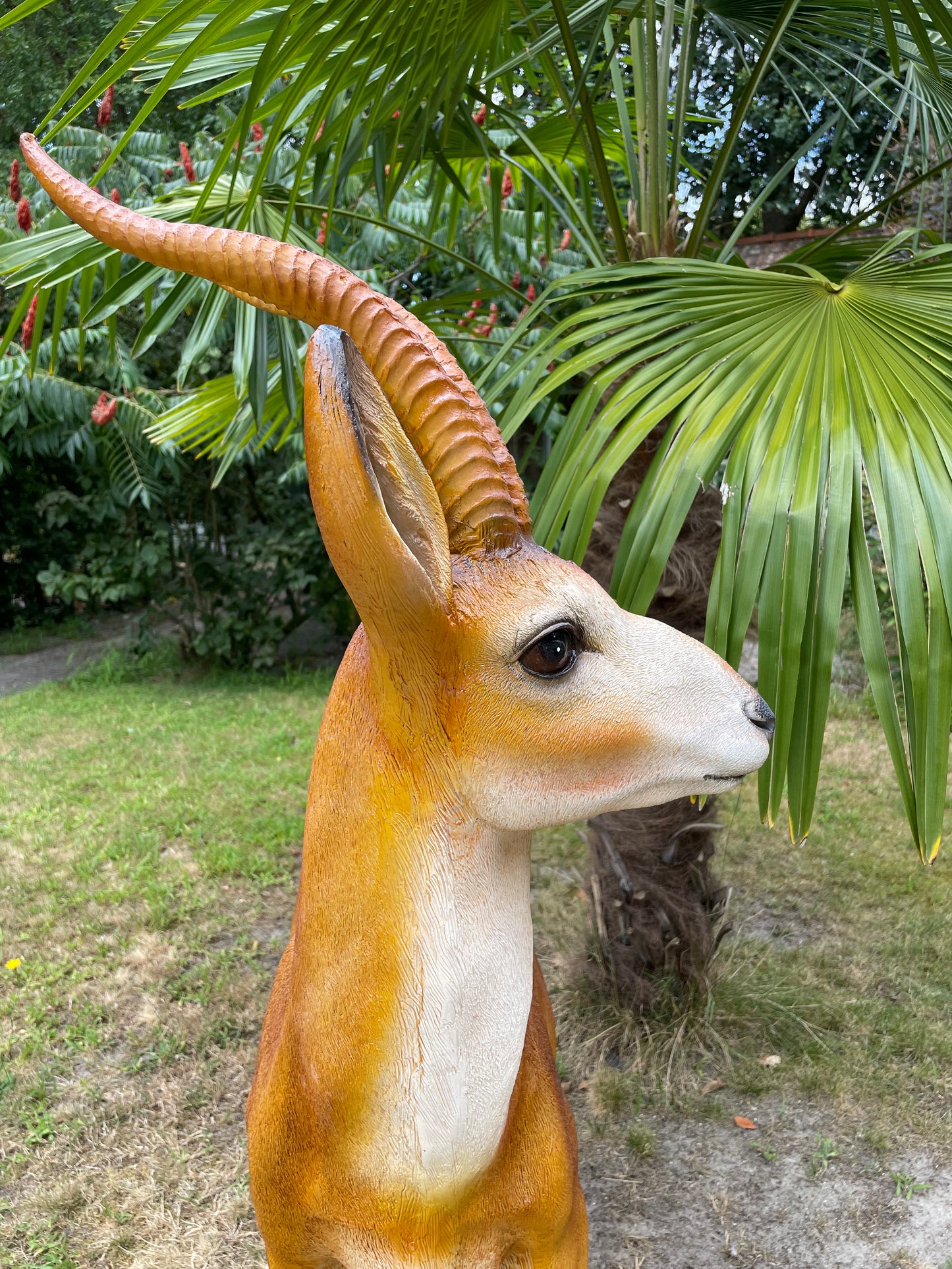 Tuinbeeld antilope , gazon, tuin, dierentuin, 130cm