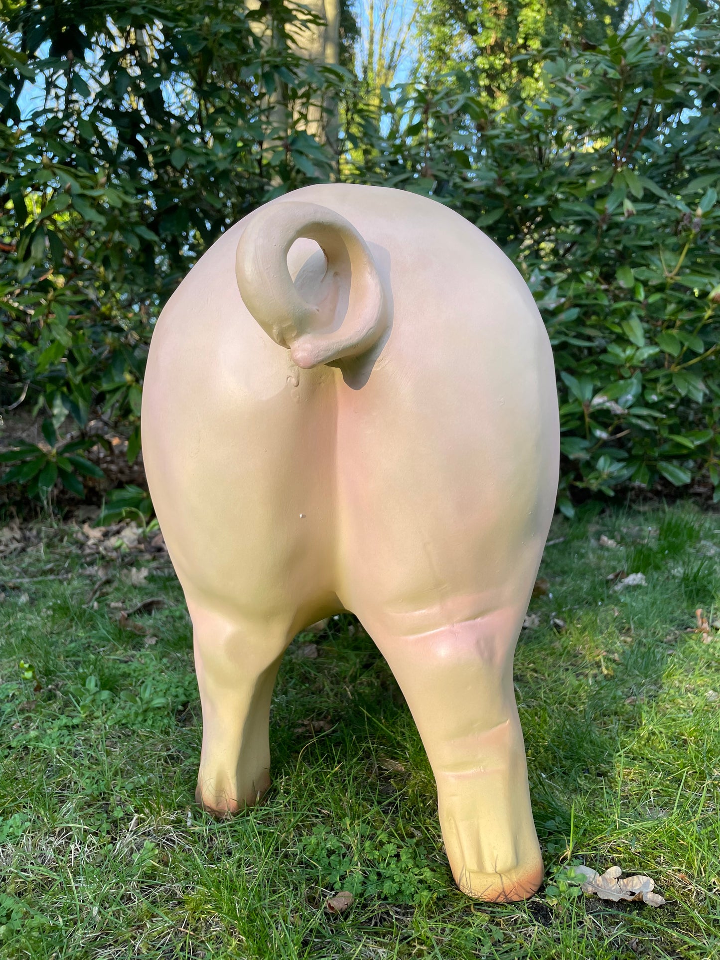 (Tuin)Beeld varken, tuin, gazon, manege, boerderij 100cm